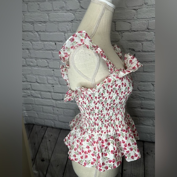 J crew liberty rose smocked top size XXS - Picture 8 of 11